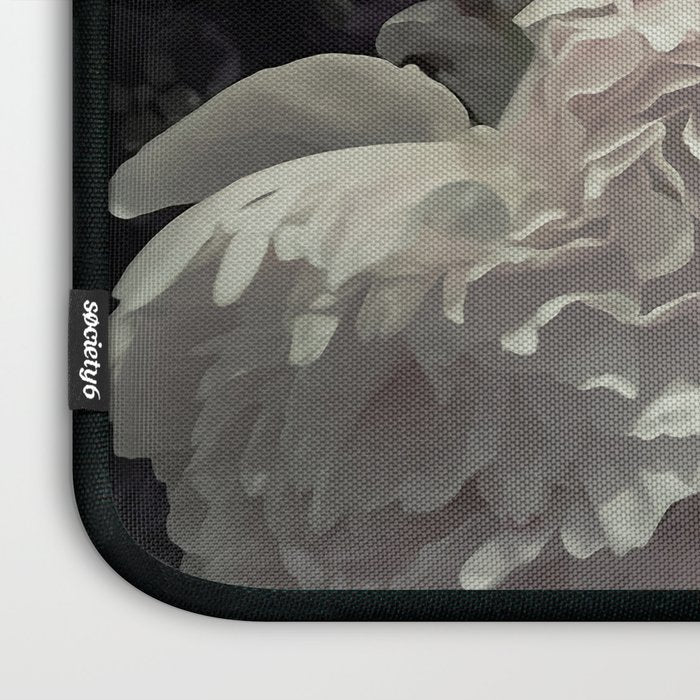 Peonies pale pink and white floral bunch Laptop Sleeve Gallery Image 3