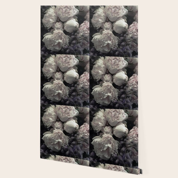 Peonies pale pink and white floral bunch Wallpaper Gallery Image 2
