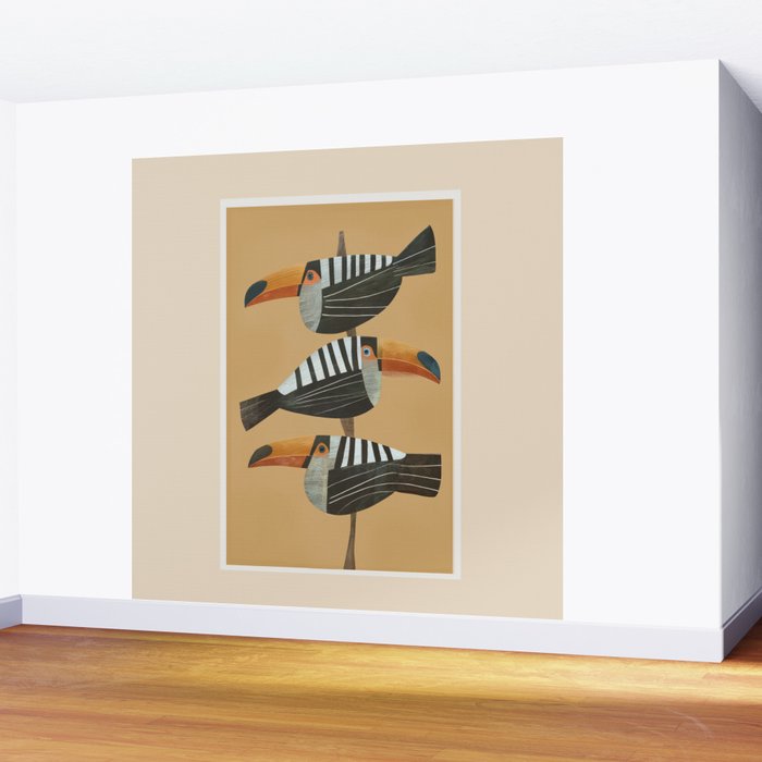 Tropic Trio Wall Mural Gallery Image 2