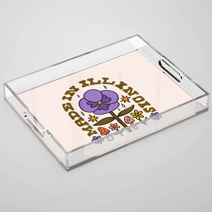 Made In Illinois Acrylic Tray Gallery Image 1