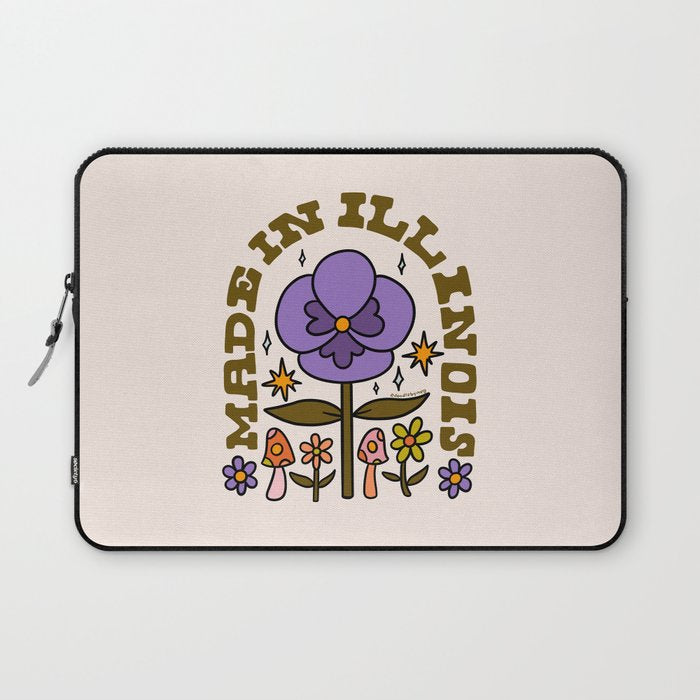 Made In Illinois Laptop Sleeve Gallery Image 1