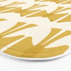 Vintage Bows VIII Yellow Bath Mat Gallery Image 3