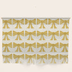Vintage Bows VIII Yellow Wall Hanging Gallery Image 1