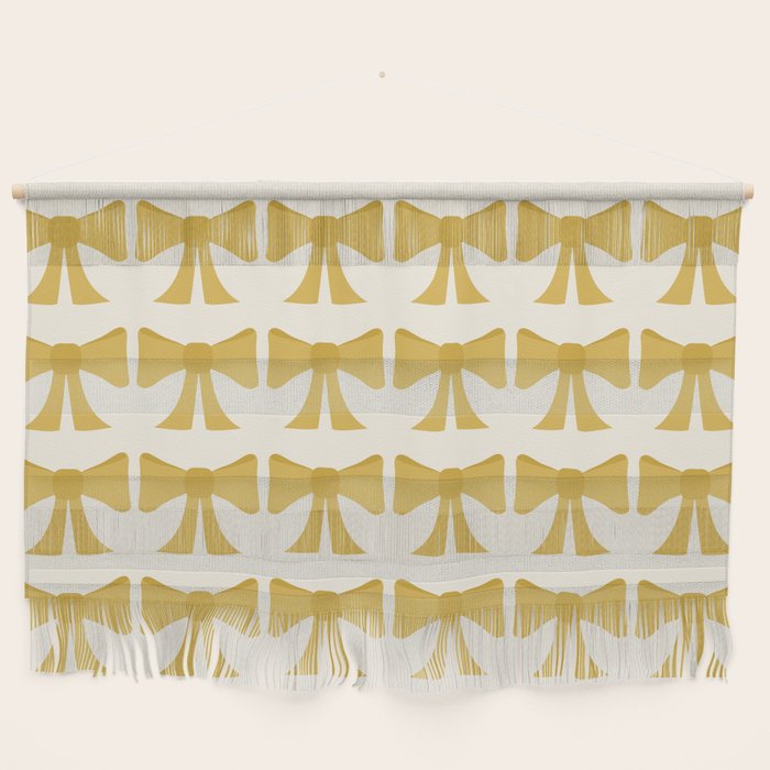 Vintage Bows VIII Yellow Wall Hanging Gallery Image 1