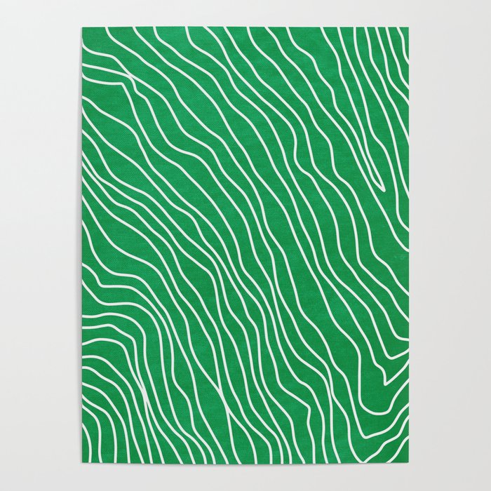 Strokes 04: Rain Forest Green Edition Poster Gallery Image 4