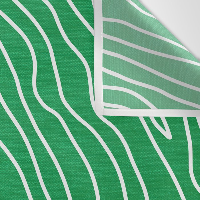 Strokes 04: Rain Forest Green Edition Wall Tapestry Gallery Image 3
