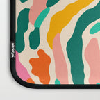 Colorful abstract tie dye stripe art pattern Laptop Sleeve Gallery Image 3