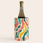 Colorful abstract tie dye stripe art pattern Wine Chiller Gallery Image 2