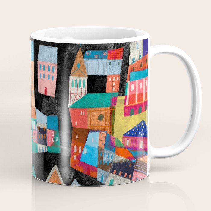 Neon Village Coffee Mug Gallery Image 1