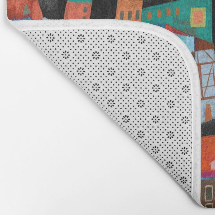 Neon Village Bath Mat Gallery Image 2