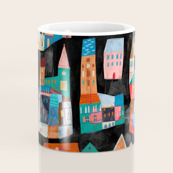 Neon Village Coffee Mug Gallery Image 4