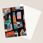 Neon Village Stationery Card Gallery Image 2