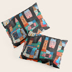 Neon Village Pillow Sham Gallery Image 3