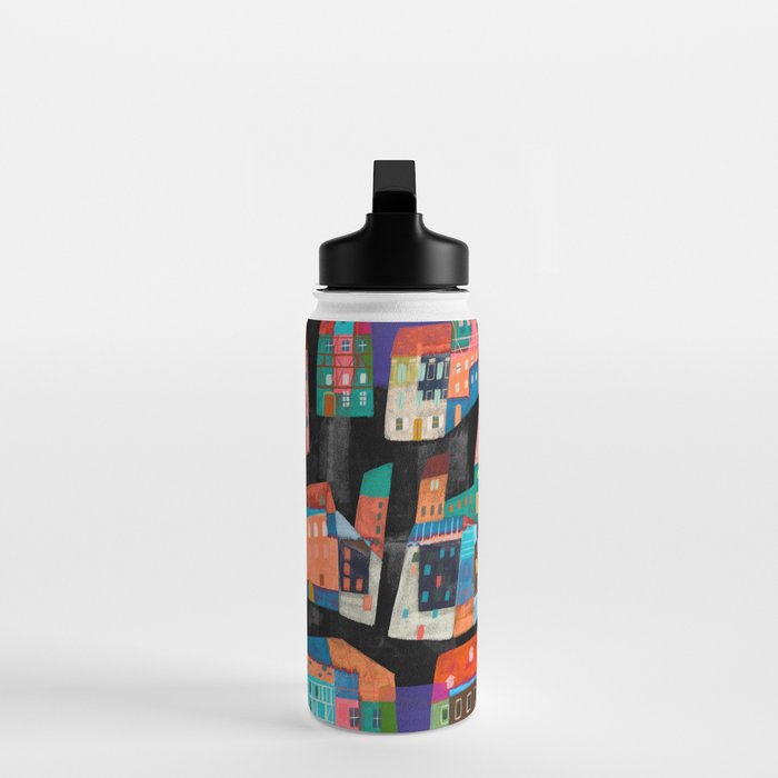 Neon Village Water Bottle Gallery Image 3