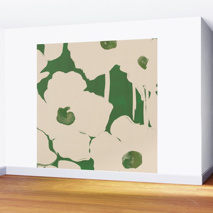 Abstract Flowers 5 Wall Mural Gallery Image 2