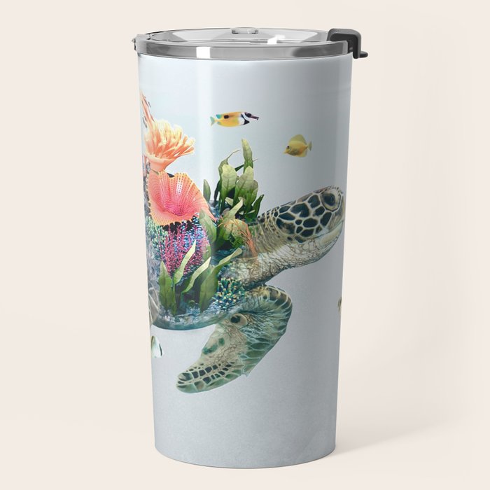 Coral Turtle â¢ Save the Planet Travel Mug Gallery Image 2