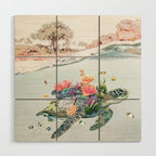 Coral Turtle â¢ Save the Planet Wood Wall Art Gallery Image 1
