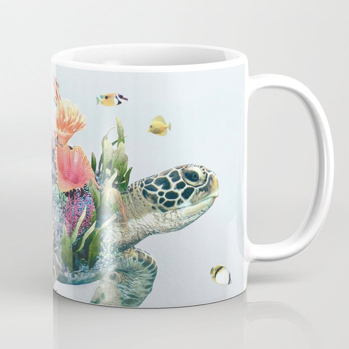 Coral Turtle â¢ Save the Planet Coffee Mug Gallery Image 1