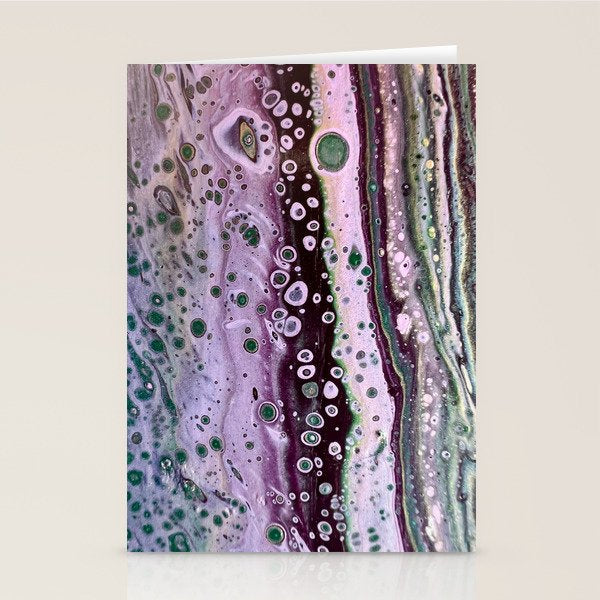 Pinky Bubbles Stationery Card Gallery Image 1