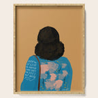 Worthy Of Love No Matter Who Does Or Does Not Notice You. Original Quote By Morgan Harper Nichols Serving Tray Gallery Image 1