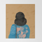 Worthy Of Love No Matter Who Does Or Does Not Notice You. Original Quote By Morgan Harper Nichols Throw Blanket Gallery Image 2