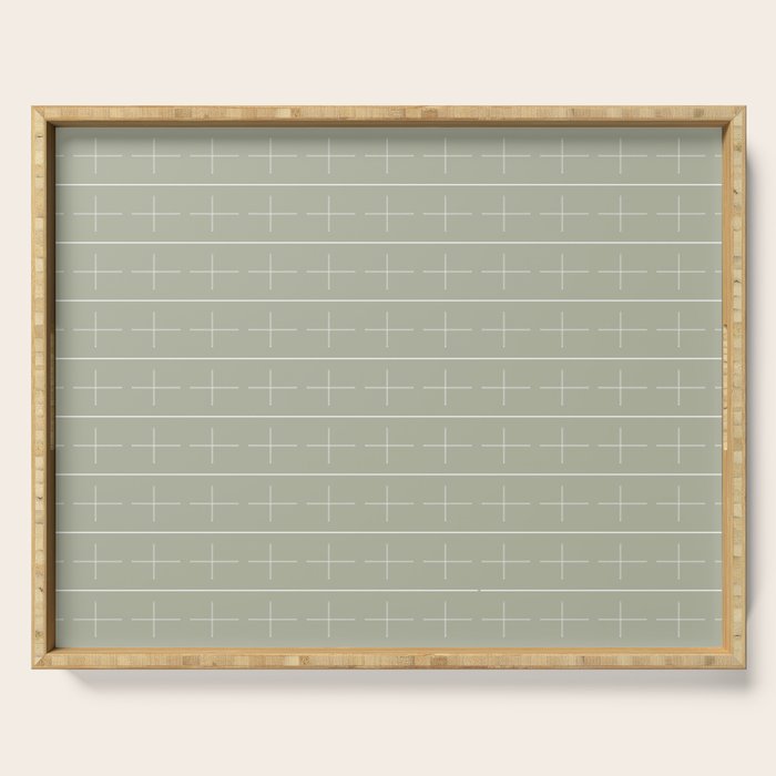 | + | + | Linen Sage Serving Tray Gallery Image 1