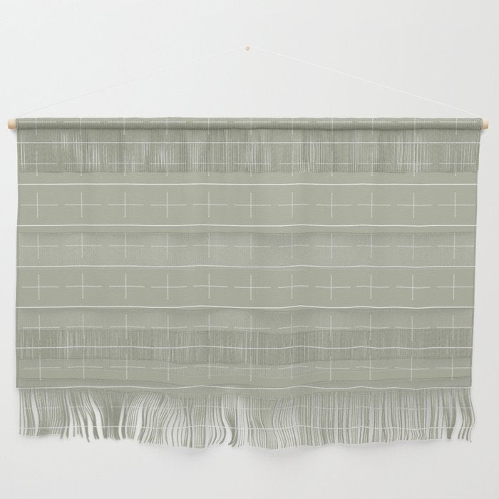 | + | + | Linen Sage Wall Hanging Gallery Image 1