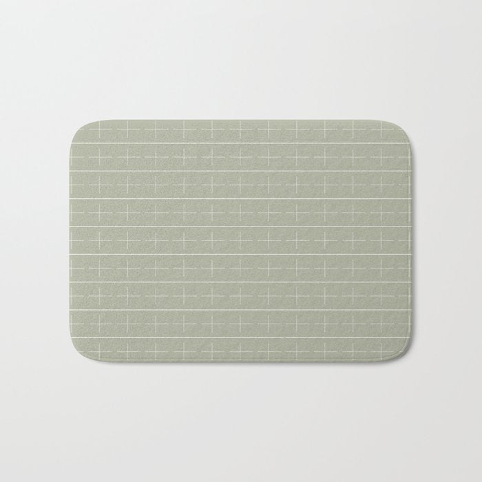 | + | + | Linen Sage Bath Mat Gallery Image 1