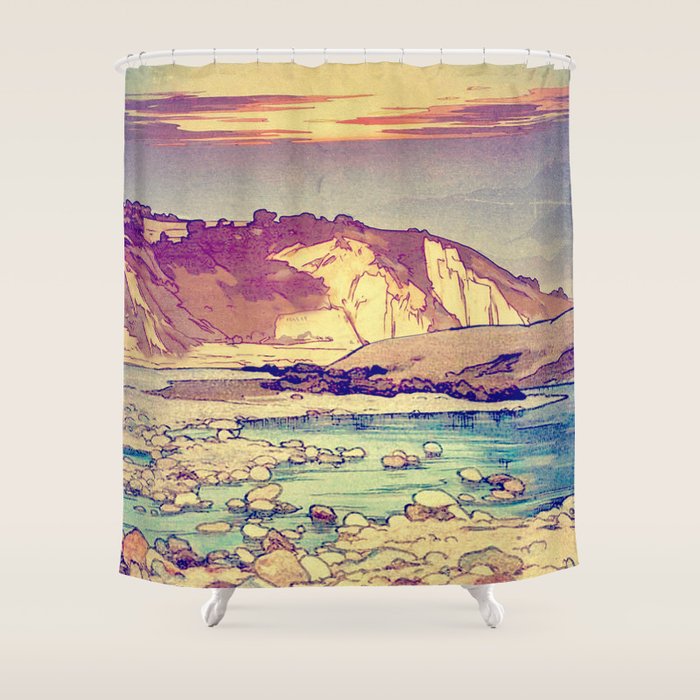 Sunset at Yuke Shower Curtain Gallery Image 1