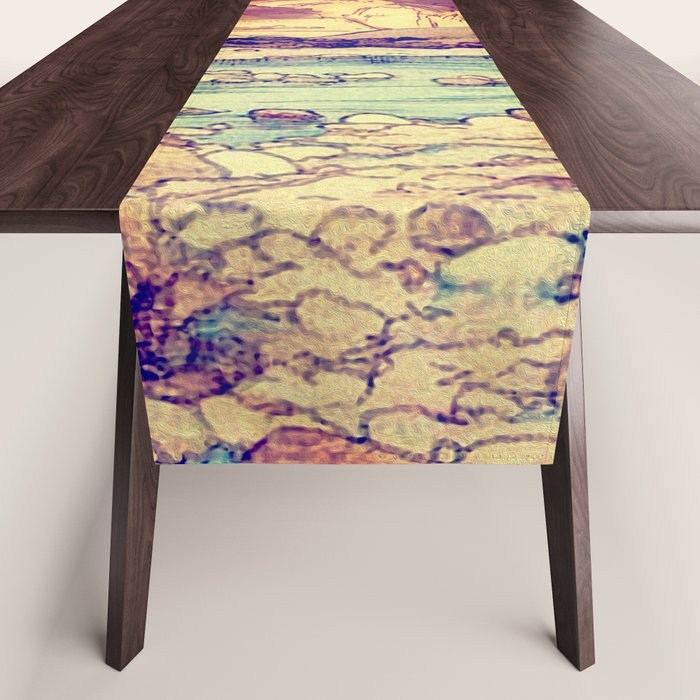 Sunset at Yuke Table Runner Gallery Image 1