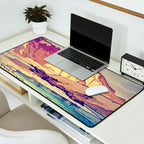 Sunset at Yuke Desk Mat Gallery Image 2