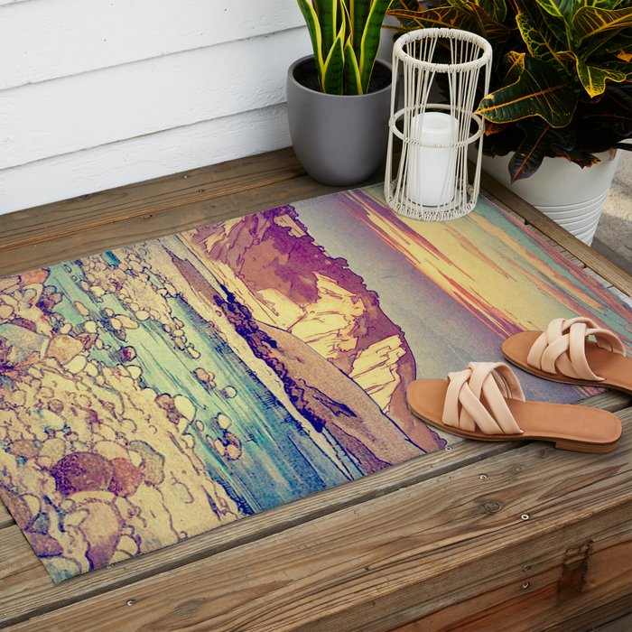 Sunset at Yuke Outdoor Rug Gallery Image 2