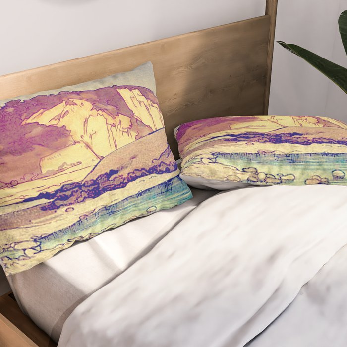 Sunset at Yuke Pillow Sham Gallery Image 2