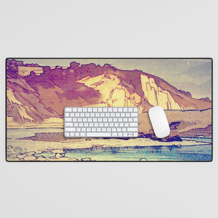 Sunset at Yuke Desk Mat Gallery Image 1