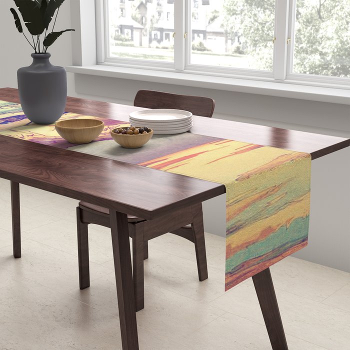 Sunset at Yuke Table Runner Gallery Image 2
