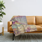 Sunset at Yuke Throw Blanket Gallery Image 1