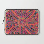 Large Medallion Suzani Bokhara Uzbekistan Embroidery Print Laptop Sleeve Gallery Image 1