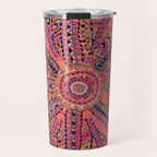 Large Medallion Suzani Bokhara Uzbekistan Embroidery Print Travel Mug Gallery Image 1