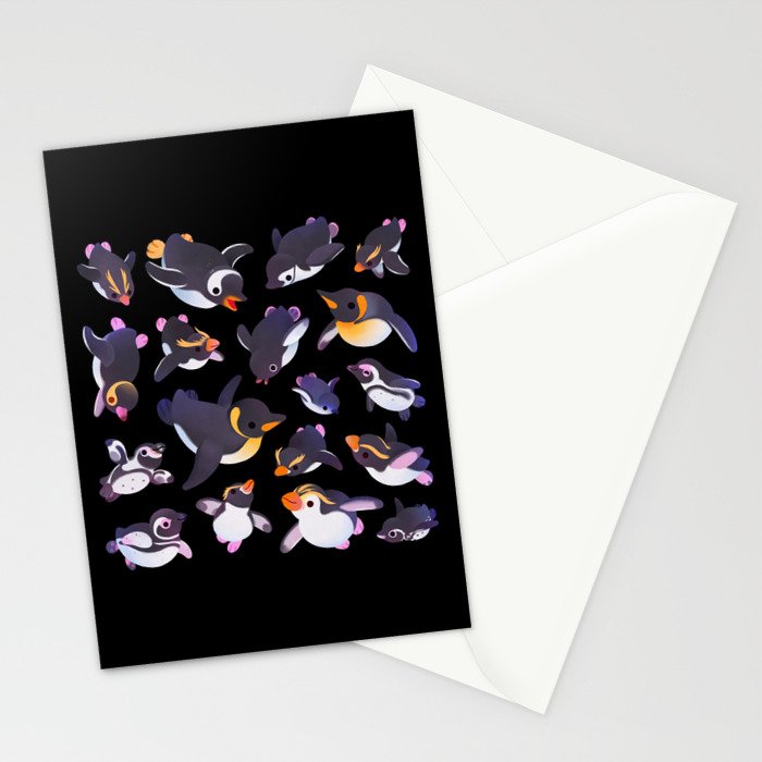Penguin day - Name /dark Stationery Card Gallery Image 2