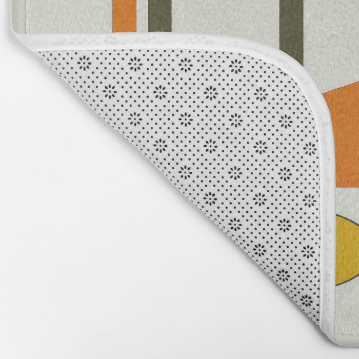 Mid-Century Modern Art Musical Strings Bath Mat Gallery Image 2