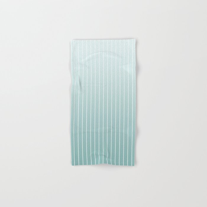 Ombre Arch XVII Natural Teal Gradient Modern Geometric Lines Bath Towel Gallery Image 1