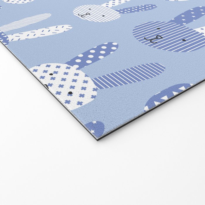 Blue Bunny Welcome Mat Gallery Image 2