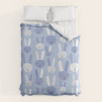 Blue Bunny Duvet Cover Gallery Image 6