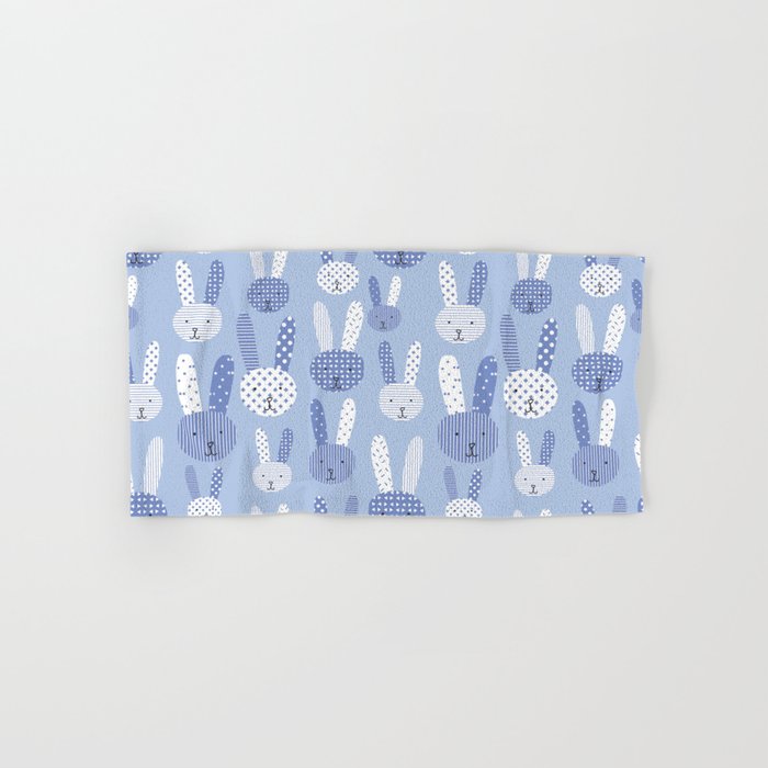 Blue Bunny Bath Towel Gallery Image 1