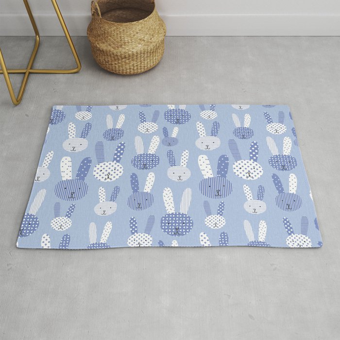 Blue Bunny Rug Gallery Image 1