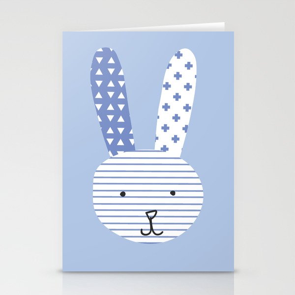 Blue Bunny Stationery Card Gallery Image 2