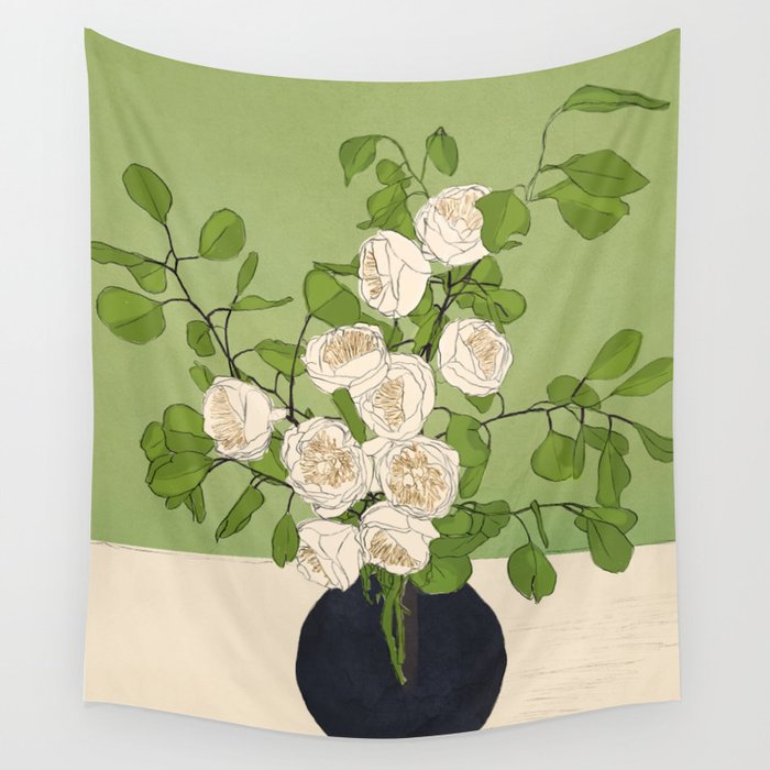 Beautiful Bouquet 04 Wall Tapestry Gallery Image 1
