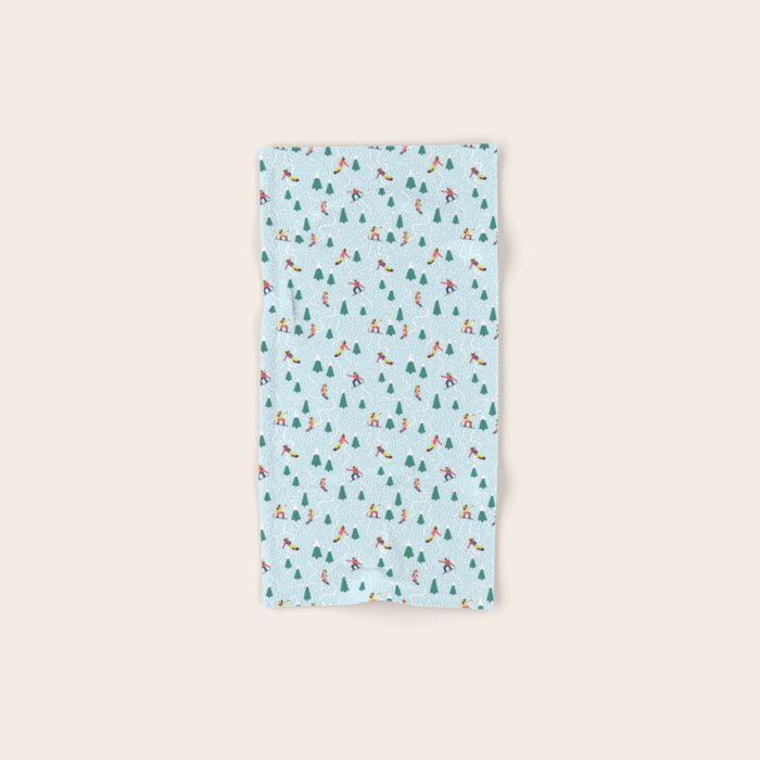 Snowboarding Girls Bath Towel Gallery Image 1