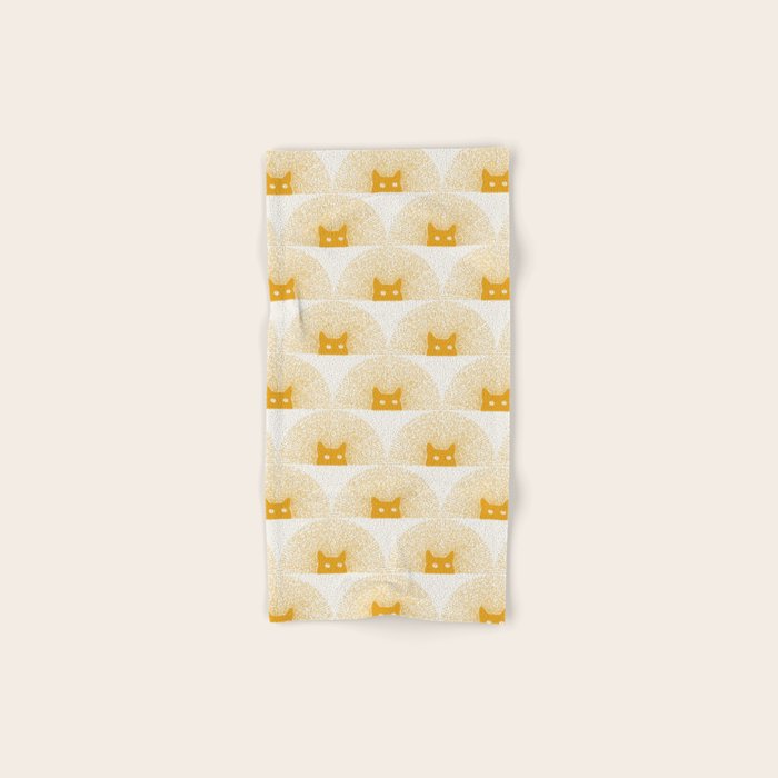 Good Meowning Pattern Bath Towel Gallery Image 1
