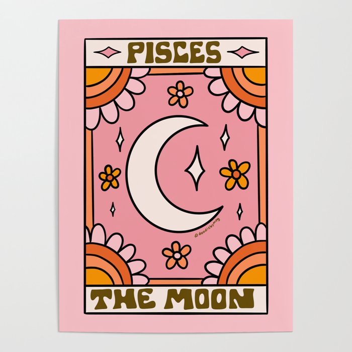 Pisces Tarot Card Poster Gallery Image 4